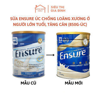 Sữa Ensure Úc chống loãng xương ở người lớn tuổi, sữa bột ensure hỗ trợ tăng cân ở người gầy