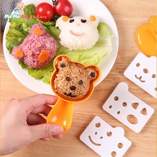 Khuôn Nặn Cơm Hình Gấu Chó Cho Bé - Tạo Hứng Thú Ăn Uống Cho Bé - Nhà Mỡ Mỡ