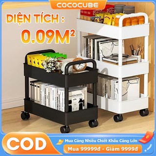 COCO Kệ Bỉm Sữa 3 Tầng  Xe Đẩy Spa Để Đồ Đa Năng Kệ Tiện Lợi