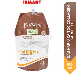 Dầu hấp ủ xả tóc collagen karseell chính hãng 500ml