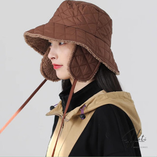 Mũ Len Chụp Tai Mẫu Mới Unisex, Nón Len Cao Cấp Dày Dặn Hottrend Giữ Ấm Có lớp Lông Bên Trong Đi Chơi Mùa Đông - NL034