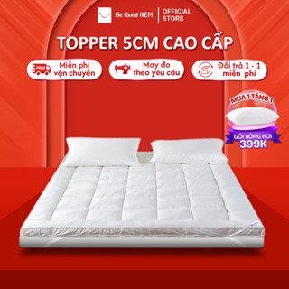 Niệm Topper Dày 5cm Hệ Thống Nệm Cao Cấp Tấm Nệm Đệm Topper Toper Gấp Gọn Trải Giường Sàn Tăng Tiện Nghi Êm Ái