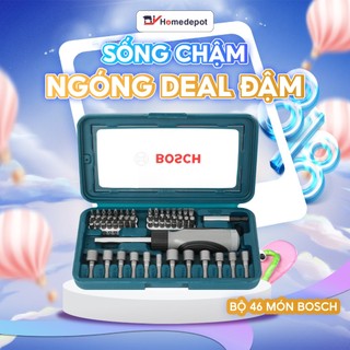 Bộ vặn vít đa năng bosch 46 chi tiết 2607017399