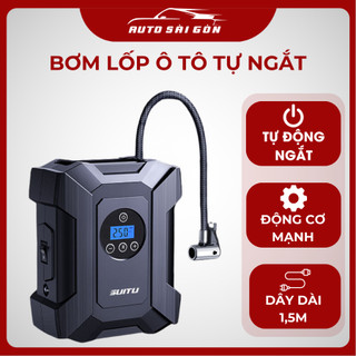 Bơm ô tô điện tử Suitu , bơm lốp xe ô tô tự động ngắt, Máy bơm không khí không dây, bơm xe hơi, xe máy, xe đạp, quả bóng