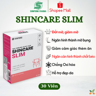 Viên Uống Giảm Cân, Giảm Béo, Thon Gọn Cơ Thể, Đốt Cháy Mỡ Thừa - Shincare SLIM Shinpoong [Hộp 30v]