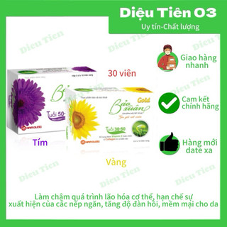  Viên uống Bảo Xuân Gold tăng cường nội tiết tố nữ cải thiện sinh lý nữ làm đẹp da chống lão hóa  Hộp 30 viên  