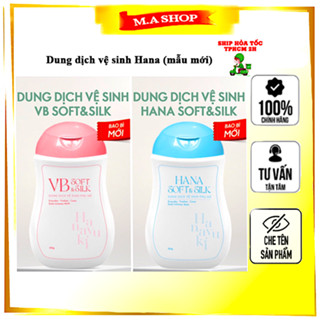 Dung dịch vệ sinh nam nữ Hana Soft Silk, nước rửa vùng kín Hanayuki 150g - MA Shop