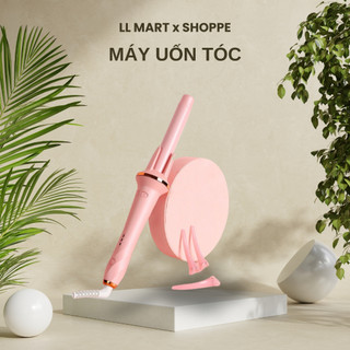 Máy uốn tóc tự động, máy làm xoăn xoay 360 độ chất liệu gốm sứ 28mm 3 mức điều chỉnh nhiệt