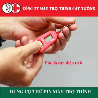 Máy thử pin điện tử cho pin máy trợ thính ( dụng cụ thử pin máy trợ thính )