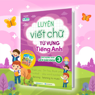 Sách  Luyện viết chữ từ vựng Tiếng Anh theo chương trình sách giáo khoa lớp 3