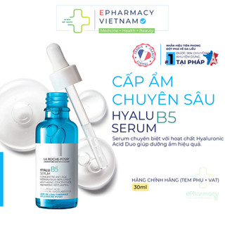 Serum LA ROCHE-POSAY Hyaluronic Acid Vitamin B5 Phục Hồi, Dưỡng Ẩm, Tái Tạo Da 30ML