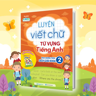 Sách Luyện viết chữ từ vựng Tiếng Anh theo chương trình sách giáo khoa lớp 2