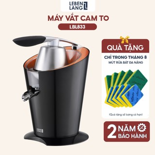 Máy vắt cam LEBENLANG LBC388 bằng inox cao cấp, dung tích 400ml, công suất 600W - hàng chính hãng