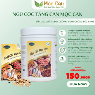 Ngũ cốc dinh dưỡng Mộc Can tăng cân cho người gầy cần, bột ngũ cốc dinh dưỡng tăng cân tăng cơ