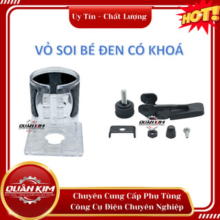 Vỏ máy soi bé đen (vỏ máy phay) khóa chốt gài đệm cao su
