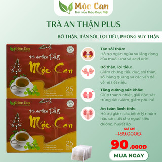 Trà an thận Mộc Can, trà dưỡng thận bổ thận lợi tiểu, hỗ trợ tán sỏi tiêu viêm, tăng cường đề kháng