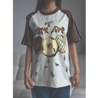 Áo thun DONUTS Cotton 2 chiều 235gsm Oversized Unisex