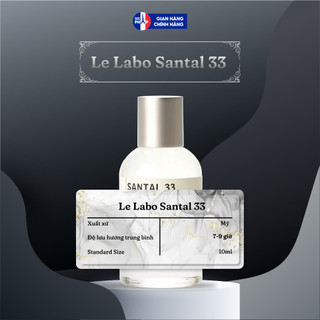 Mẫu thử 10ml nước hoa le labo santal 33 edp