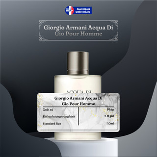 Nước hoa nam giorgio armani accqua di gio pour homme - bản dùng thử 10ml