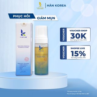 Nước hoa hồng keo ong, toner keo ong K Lady Care tế bào gốc phục hồi tái tạo da 150ML  - HÂN KOREA