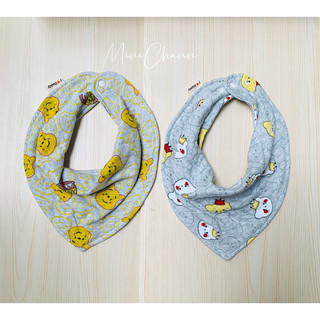 Khăn yếm giữ ấm cổ cho bé trai, bé gái mùa thu đông chất liệu cotton trần dày dặn MiniChann