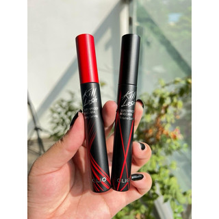 Mascara Clio chuẩn Hàn, đầy đủ 2 số: 01 nắp đỏ dày mi, 02 nắp đen dài mi.