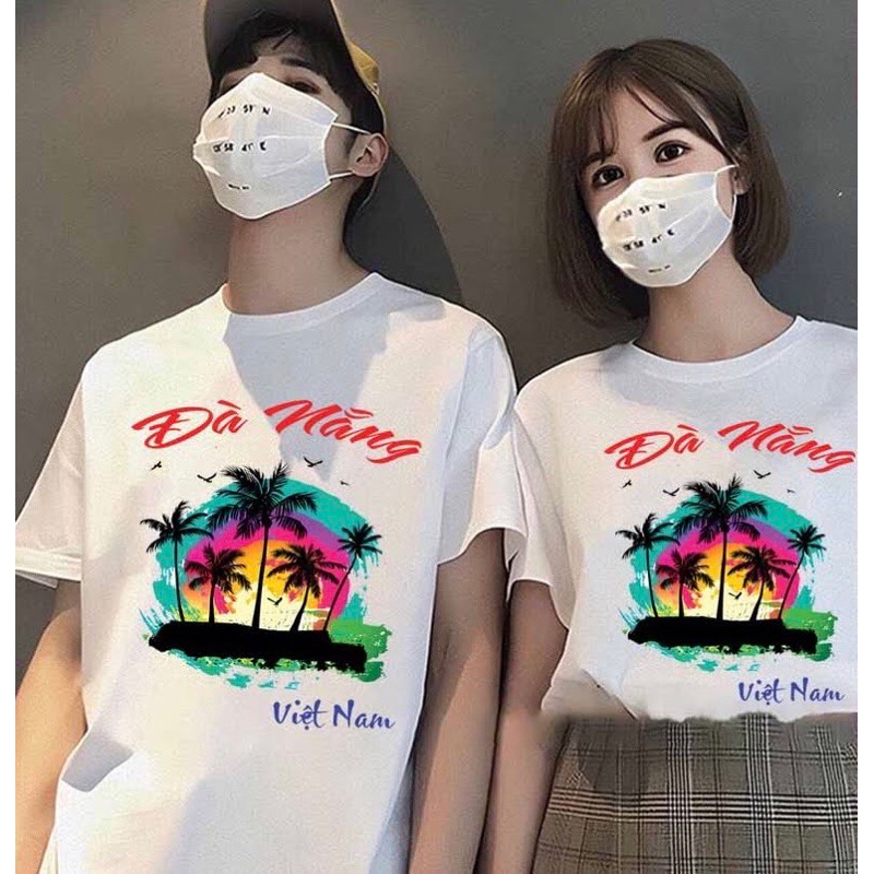 Áo thun du lịch Đà Nẵng, có size cho bé