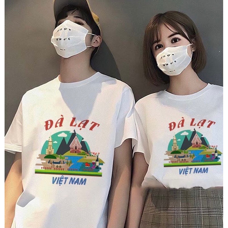 Áo thun du lịch Đà Lạt Việt Nam, có size cho bé