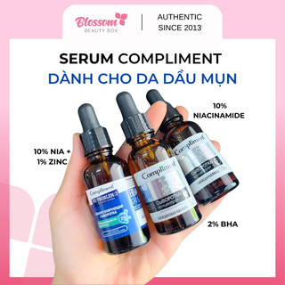 Serum BHA Salicylic Acid 2%, NIACINAMIDE Compliment giảm dầu mụn (27ML)