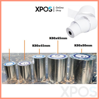 Giấy in nhiệt k80 : k80x45mm - k80x65mm - k80x80mm dùng in bill