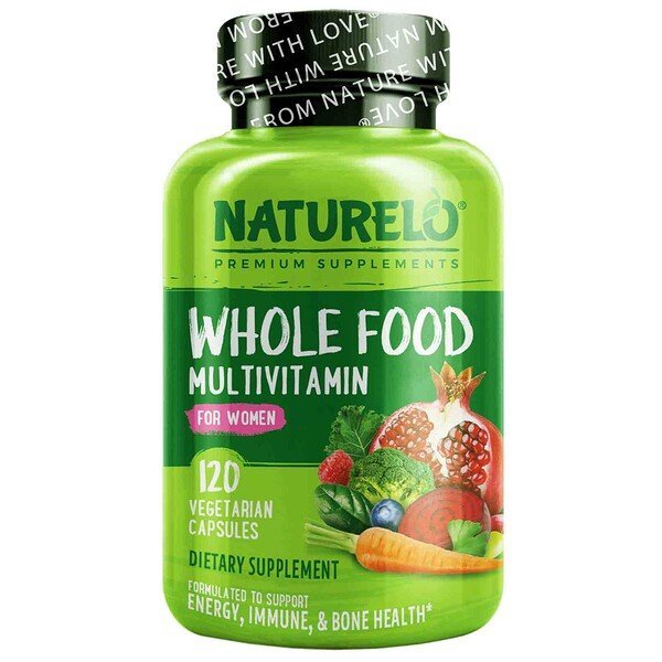 NATURELO Whole Food Multivitamin for Women - Viên bổ sung Vitamin và khoáng chất toàn phần cho nữ