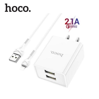 Bộ sạc nhanh PD18W USB to IP Hoco C89 / C109 / C109A dùng cho ip7/8/X/11/12/13/14 dây dài 1m