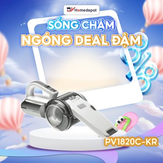 Máy hút bụi gia đình cầm tay dùng pin sạc black&decker pv1820c-kr kèm đế sạc pin - thiệt bị vệ sinh
