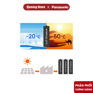 Pin Sạc Panasonic Eneloop Pro AA - Hàng Chính Hãng