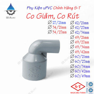 Co giảm, co rút 27/21, 34/21, 34/27, 42/21, 42/27, 42/34, 49/21, 49/27, 49/34, 60/21, 60/27, 60/34, 60/42, 60/49mm