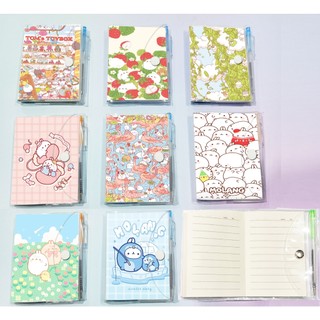 sổ kèm bút molang SB16 sổ kèm bút hoạt hình cute dễ thương