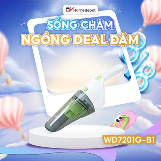 Máy hút bụi cầm tay dành cho gia đình - sử dụng pin sạc tặng kèm 3 đầu hút black&decker wd7201g-b1