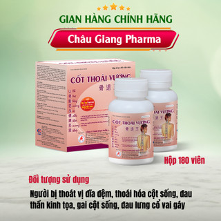 Cốt Thoái Vương - hộp LỚN 180 viên - MUA 1 TẶNG 1 - Tốt cho xương khớp, thoát vị đĩa đệm, gai cột sống, thoái đốt sống
