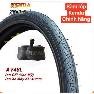Lốp vỏ săm ruột xe đạp kenda 26x1.5 , lốp xe đạp kenda địa hình 26x1.5 cao cấp