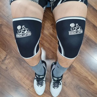 Xỏ gối Tập Gym Chính hãng Nordic Lifting 7mm| SQUAT, DEAD LIFT, Powerlifting ( 1 đôi)