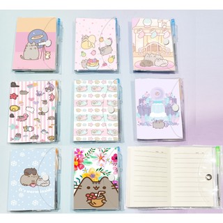 sổ kèm bút pusheen SB15 sổ kèm bút hoạt hình cute dễ thương