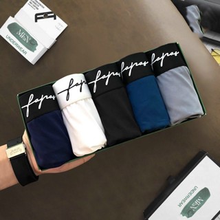 Combo 5 quần sịp nam thun lạnh, sịt đùi cao cấp kiểu dáng boxer đẹp, quần lót nam đùi đẹp thoáng mát kháng khuẩn co giãn