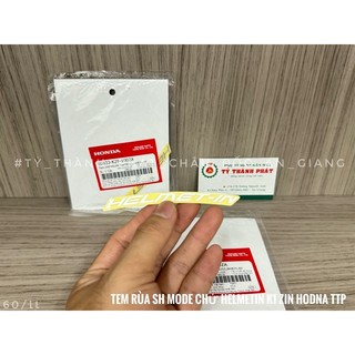 Tem rùa SH Mode chử HELMETIN K1 ( 1 miếng )