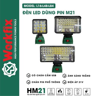 Thân đèn pin LED WORKFIX siêu sáng, sử dụng chân pin phổ thông 4cm