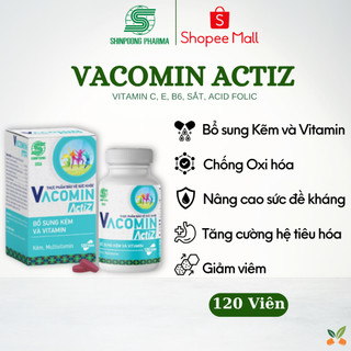 Viên Uống ACOMIN ACTIZ Vitamin Tổng Hợp – Hỗ trợ đề kháng, hệ tiêu hóa, miễn dịch - SHINPOONG (120Viên)
