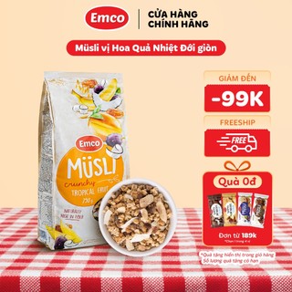 Ngũ Cốc Dinh Dưỡng Emco vị Hoa Quả Nhiệt Đới Giòn 750g (Crunchy Müsli Tropital Fruit)