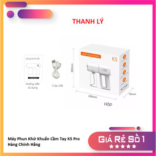 Máy phun sương khử trùng NANO Cầm tay tiệt trùng diệt khuẩn bằng tia UV diệt khuẩn 99%