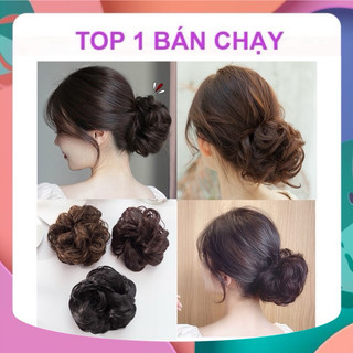 Búi cột xoăn dày dặn đủ màu hàng cao cấp