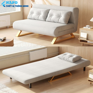 Ghế Sofa giường đa năng Khung Thép chắc chắn giường sofa gấp ngọn vải nhung cao cấp chịu tải 400kg Mẫu Mới Nhất