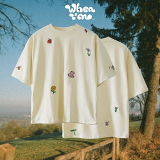 Áo thun WhenIm thêu NATURE - hàng thiết kế - vải cotton thoáng mát